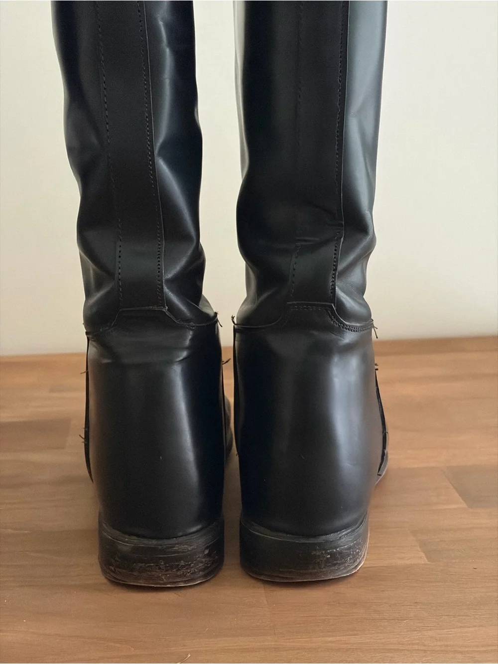 Colt Cromwell Boston MA Vintage Black Leather Equestrian Riding Boots Size 6